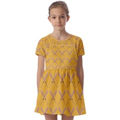 Pattern 189 Kids  Short Sleeve Pinafore Style Dress