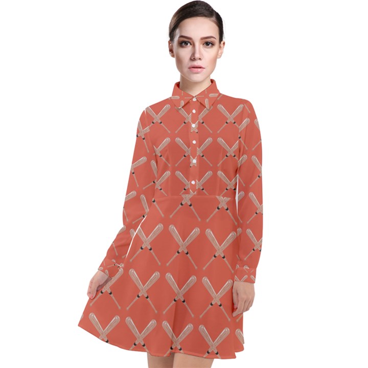 Pattern 190 Long Sleeve Chiffon Shirt Dress