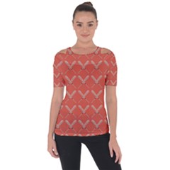 Pattern 190 Shoulder Cut Out Short Sleeve Top by GardenOfOphir