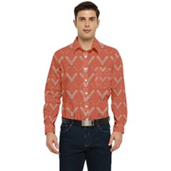 Pattern 190 Men s Long Sleeve Pocket Shirt  by GardenOfOphir