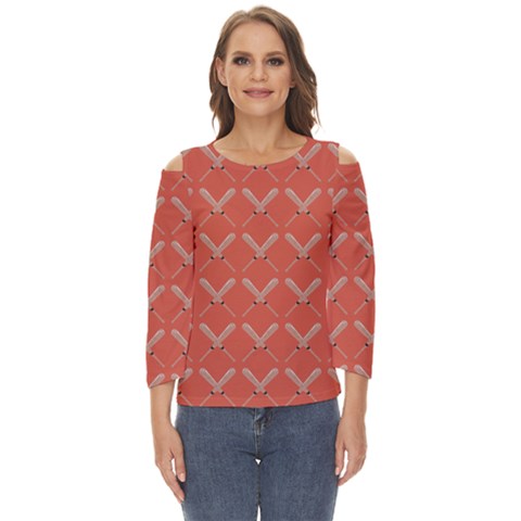 Pattern 190 Cut Out Wide Sleeve Top by GardenOfOphir