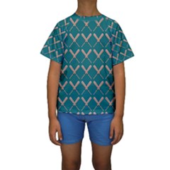 Pattern 191 Kids  Short Sleeve Swimwear by GardenOfOphir