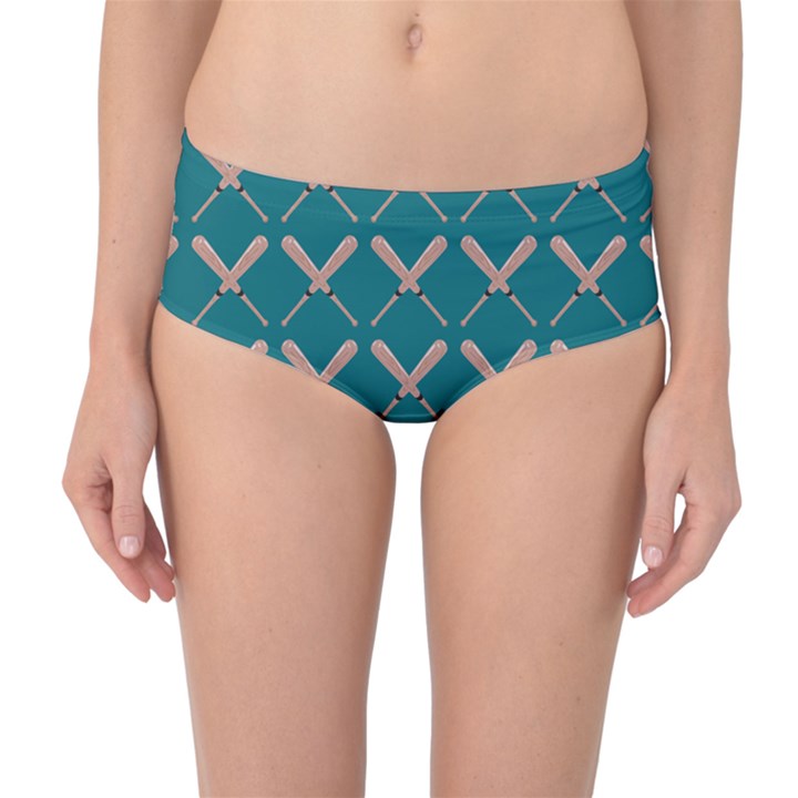 Pattern 191 Mid-Waist Bikini Bottoms