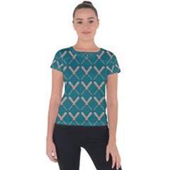 Pattern 191 Short Sleeve Sports Top  by GardenOfOphir