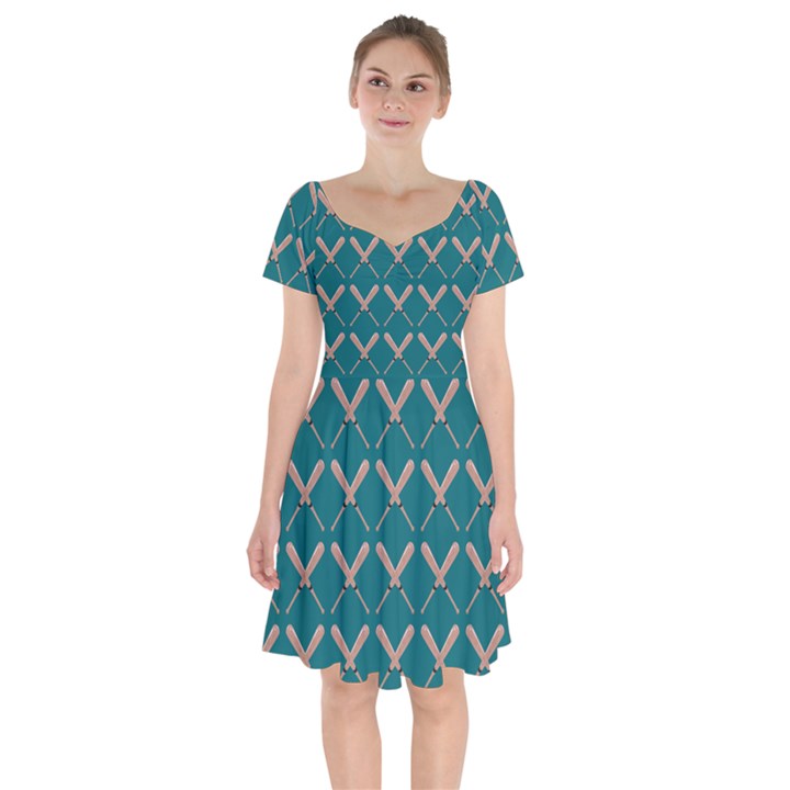 Pattern 191 Short Sleeve Bardot Dress