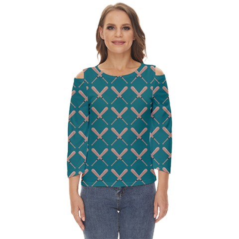 Pattern 191 Cut Out Wide Sleeve Top by GardenOfOphir