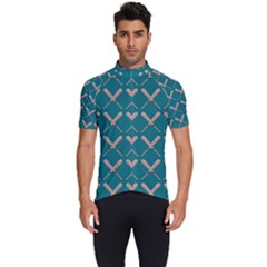 Pattern 191 Men s Short Sleeve Cycling Jersey by GardenOfOphir