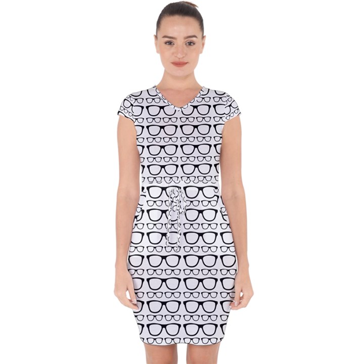 Pattern 193 Capsleeve Drawstring Dress 