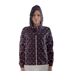 Pattern 194 Women s Hooded Windbreaker by GardenOfOphir