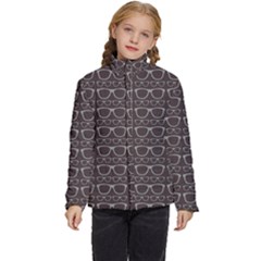 Pattern 194 Kids  Puffer Bubble Jacket Coat by GardenOfOphir