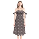 Pattern 194 Shoulder Tie Bardot Midi Dress View1