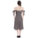 Pattern 194 Shoulder Tie Bardot Midi Dress View2