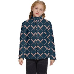 Pattern 192 Kids  Puffer Bubble Jacket Coat by GardenOfOphir