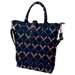 Pattern 192 Buckle Top Tote Bag by GardenOfOphir