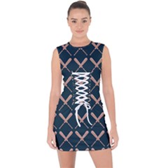 Pattern 192 Lace Up Front Bodycon Dress by GardenOfOphir