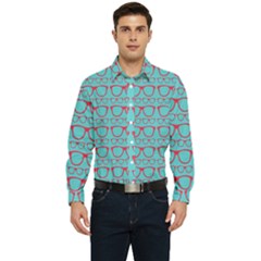 Pattern 195 Men s Long Sleeve  Shirt by GardenOfOphir