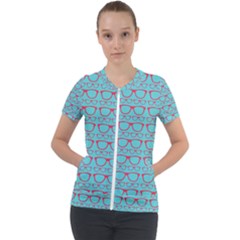 Pattern 195 Short Sleeve Zip Up Jacket by GardenOfOphir