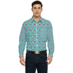 Pattern 195 Men s Long Sleeve Pocket Shirt  by GardenOfOphir