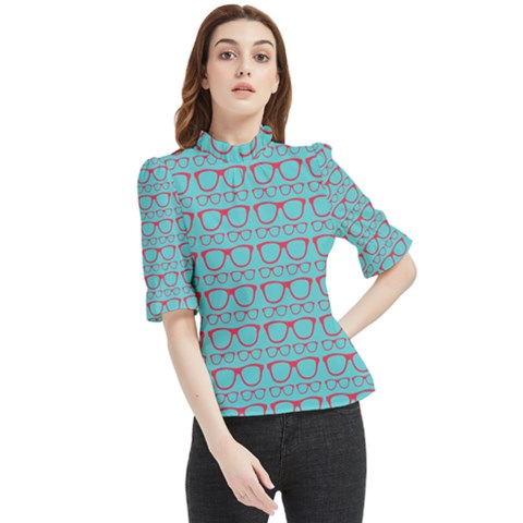 Pattern 195 Frill Neck Blouse by GardenOfOphir