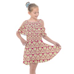 Pattern 196 Kids  Shoulder Cutout Chiffon Dress