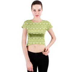 Pattern 199 Crew Neck Crop Top by GardenOfOphir