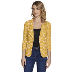 Pattern 200 Women s One-button 3/4 Sleeve Short Jacket by GardenOfOphir