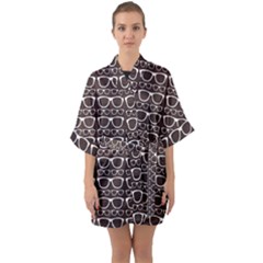 Pattern 201 Half Sleeve Satin Kimono  by GardenOfOphir