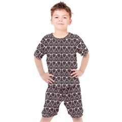 Pattern 201 Kids  Tee And Shorts Set by GardenOfOphir