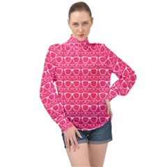 Pattern 204 High Neck Long Sleeve Chiffon Top by GardenOfOphir