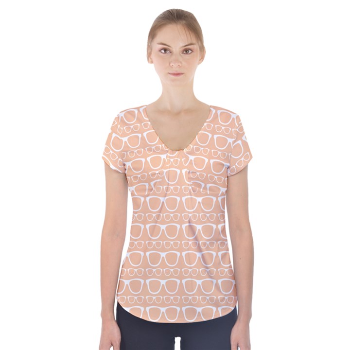 Pattern 203 Short Sleeve Front Detail Top