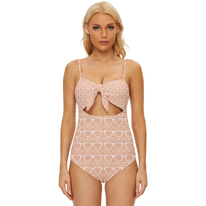 Pattern 203 Knot Front One-Piece Swimsuit