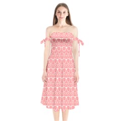 Pattern 205 Shoulder Tie Bardot Midi Dress by GardenOfOphir