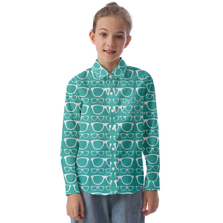 Pattern 206 Kids  Long Sleeve Shirt