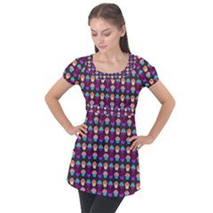 Pattern 207 Puff Sleeve Tunic Top