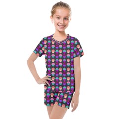 Pattern 207 Kids  Mesh Tee And Shorts Set