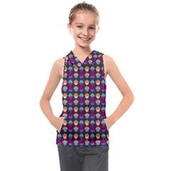 Pattern 207 Kids  Sleeveless Hoodie