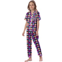 Pattern 207 Kids  Satin Short Sleeve Pajamas Set