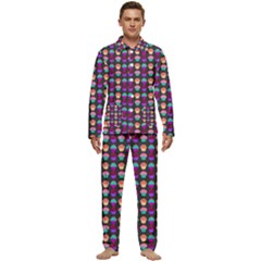 Pattern 207 Men s Long Sleeve Velvet Pocket Pajamas Set