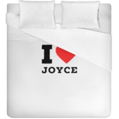 I Love Joyce Duvet Cover (king Size) by ilovewhateva