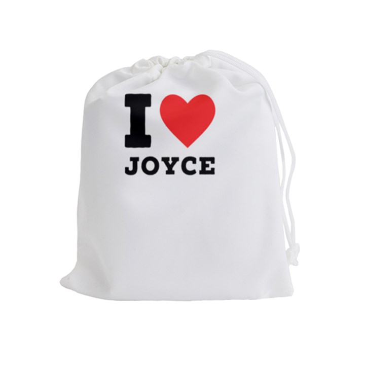 I love joyce Drawstring Pouch (XL)