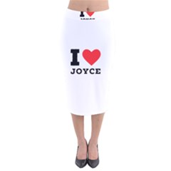 I Love Joyce Velvet Midi Pencil Skirt by ilovewhateva