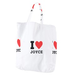 I Love Joyce Giant Grocery Tote by ilovewhateva