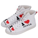 I love joyce Women s Hi-Top Skate Sneakers View2