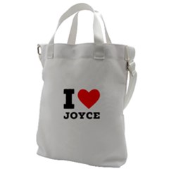 I Love Joyce Canvas Messenger Bag by ilovewhateva