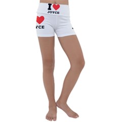 I Love Joyce Kids  Lightweight Velour Yoga Shorts by ilovewhateva