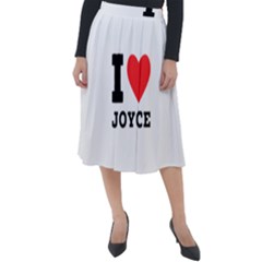 I Love Joyce Classic Velour Midi Skirt  by ilovewhateva