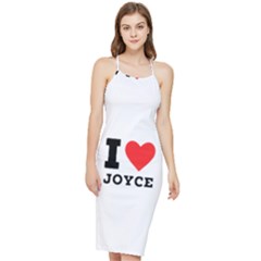 I Love Joyce Bodycon Cross Back Summer Dress by ilovewhateva