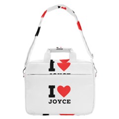 I Love Joyce Macbook Pro 16  Shoulder Laptop Bag by ilovewhateva