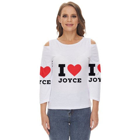 I Love Joyce Cut Out Wide Sleeve Top by ilovewhateva