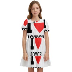 I Love Joyce Kids  Puff Sleeved Dress by ilovewhateva